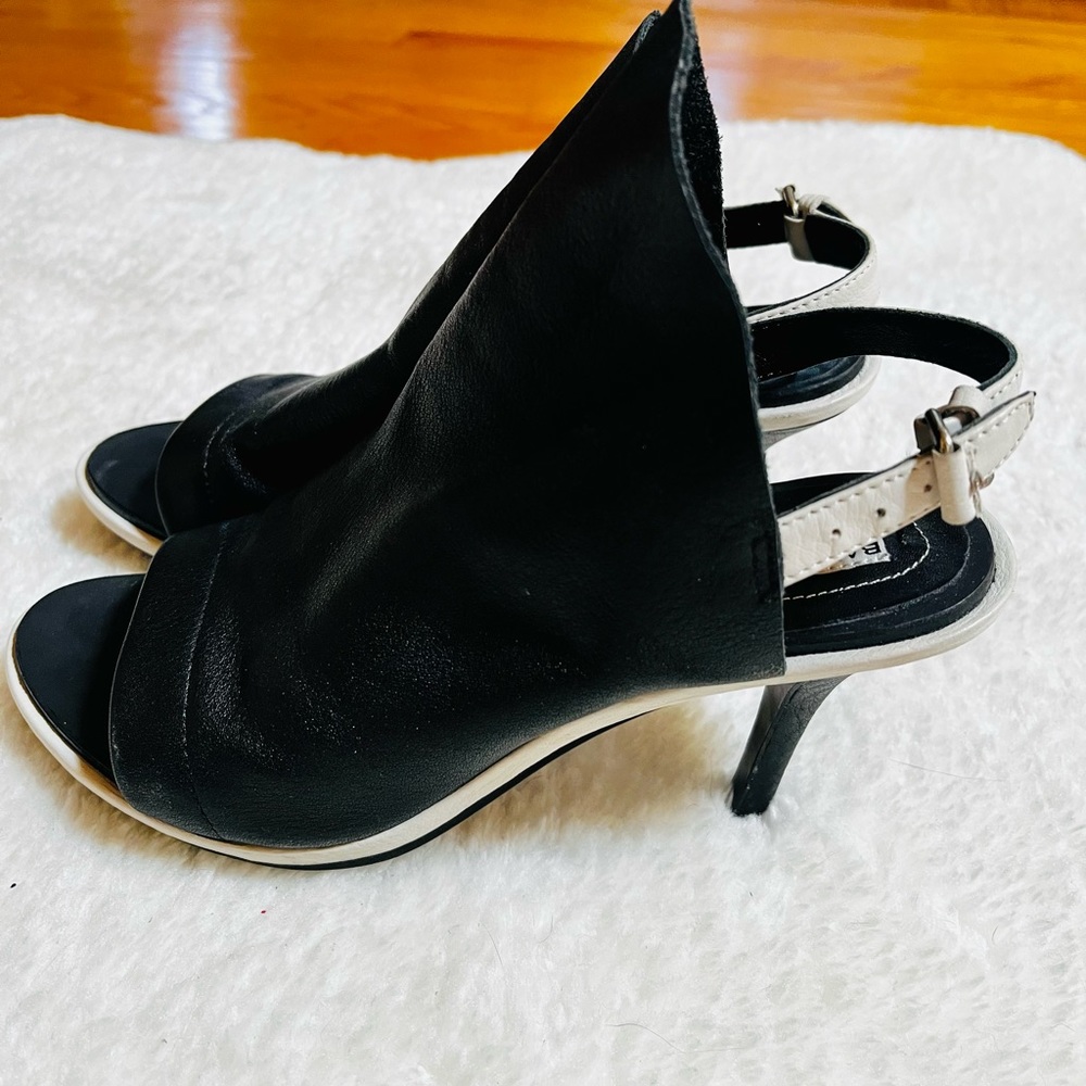 Balenciaga Open Toe Booties Heels Boots